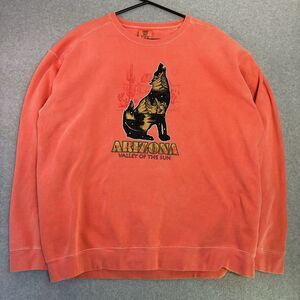 Arizona Valley of the Sun Wolf Sweatshirt XL Garment Dyed